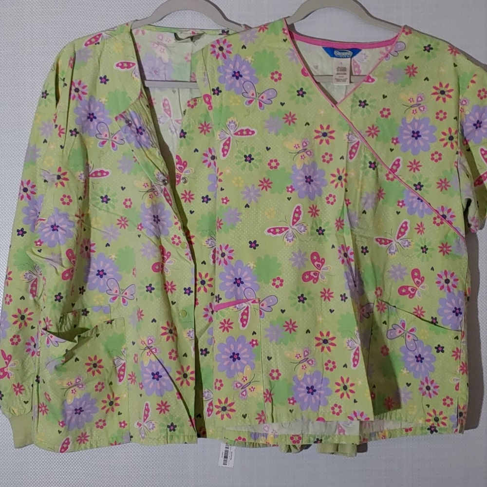 Scrub Top & Matching Jacket Lg